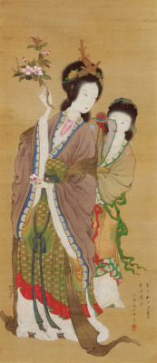 artisticinsight:Yang Guifei, 1821, by Aigai Takaku (1796-1843)