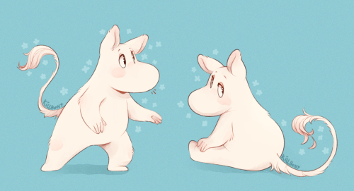 killbent: Getting used to CSP by drawing a couple Moomins!(Reblogs and Likes are appreciated!)