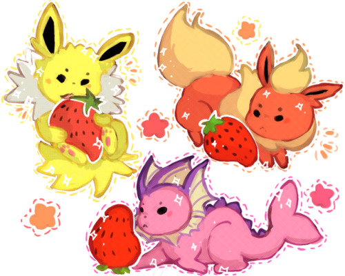 shiny-jolteons: strawberries