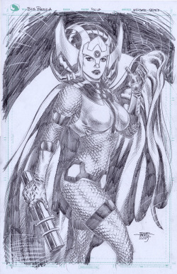 comicbookwomen:  Big Barda by edtadeo