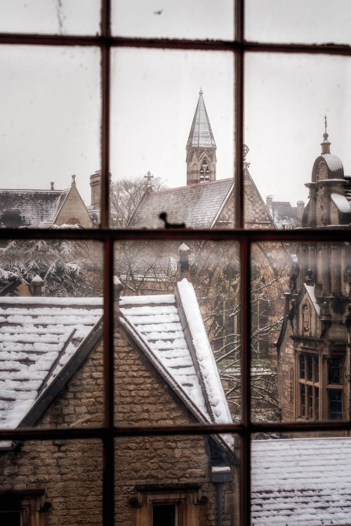 spiritusloci:Snowy Day from Blackwell Books, Oxford
