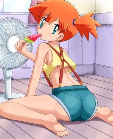 pokeboobies:  Request for misty! I love the last pic!