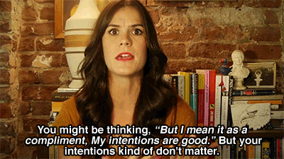 elegantpaws:  huffingtonpost:  ONE THING YOU SHOULD NEVER CALL AN ATTRACTIVE WOMAN