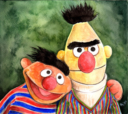 They’re gay change my mind #Muppet Monday #The Muppet Show  #Bert and Ernie #The Gays