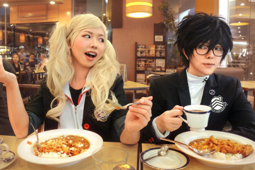 Persona 5 makes us crave for coffee and curry ☕️ This isn’t part of a proper P5 shoot, it&rsqu