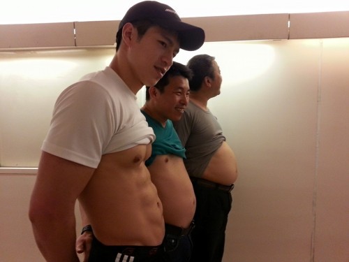 asianhunk-pecs-nips-asses: Fat brownish nipples