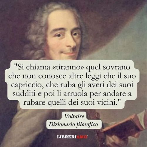 Ieri come oggi: le parole di Voltaire risuonano più che mai attuali…
https://www.instagram.com/p/CcJH9uANPAYhp8Iy2j72OCZbjaPxUxYDrm87FM0/?igshid=NGJjMDIxMWI=