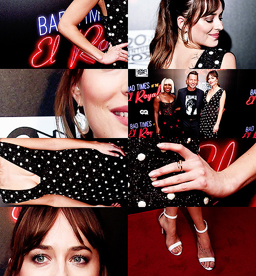holyfuckdakota: Dakota Johnson Aesthetic → Bad Times at the El Royale Premiere New York 20