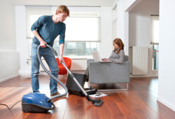 God, you need to be TOLD not to vacuum around