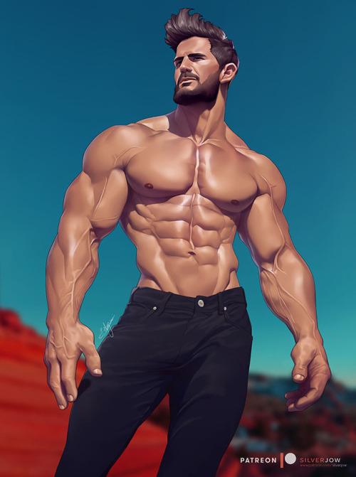 silverjow: Eric Turner is one tasty silver fox for damn sure. He is also a fitness model, bodybuildi