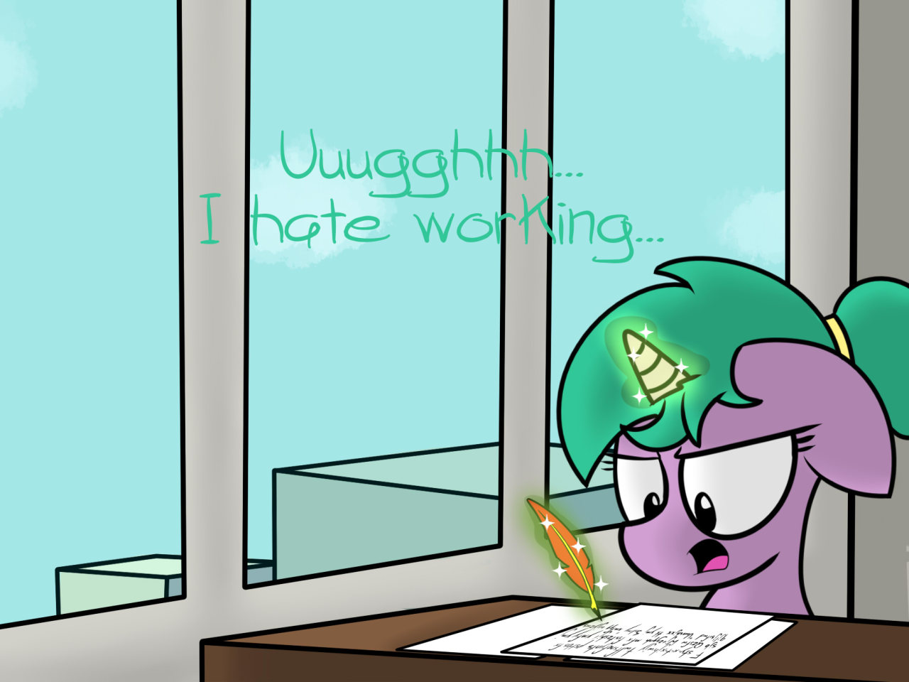 ask-the-unnamed-pony:  Rise of Alicorn Joe Part 4Well since Sally’s ignoring me,