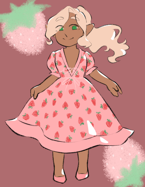 wizardshaped:are people still doing the draw ur fav in the strawberry dress thing or…