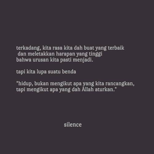 gulagulagetah:.Dan akhirnya kita hanya mampu meredhakan, dan berusaha untuk berlapang dada. Kita cum