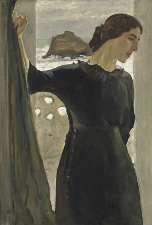 youcannottakeitwithyou:Valentin Serov. Portrait of Maria Zetlin.