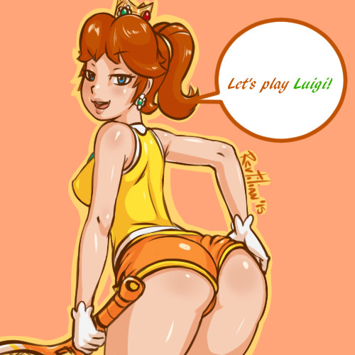 fallenwarriorrev-art:  Aaaaand more Ponytail Daisy’s Adventures. PD: Luigi, Best Husbando. Btw I’m going to take a rest of Ponytail Daisy a bit, only 2 or 3 days. 
