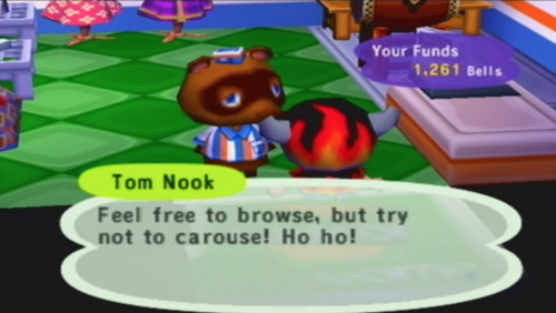 babylonian:Tom Nook: “please dont get blackout drunk in my store”