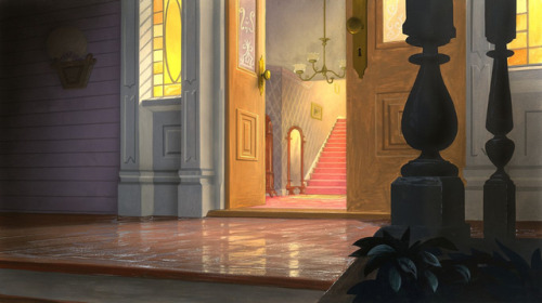 scurviesdisneyblog - Lady And The Tramp background art