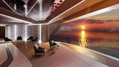 moneyisnobject:Project “Kairos”Designed by Oceanco, Pininfarina and Lateral 