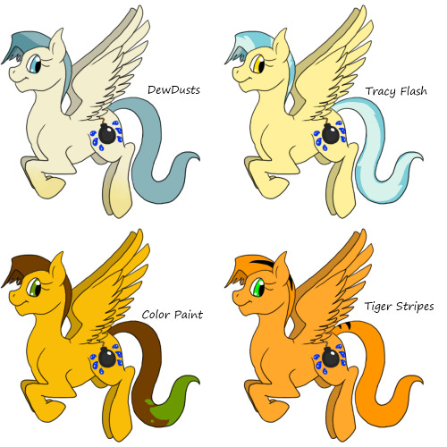 askprosecutie:  askdivebomb:  I DID DIVEBOMB RE-COLOURS!! except I thought I didn’t have enough but instead I made 8 more than I meant to (posting those after this). There were so many more ponies I could have added too! D: sorry to the ones that I