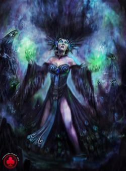 angelkittyworld:  Corvus Sorceress by Trefle-Rouge