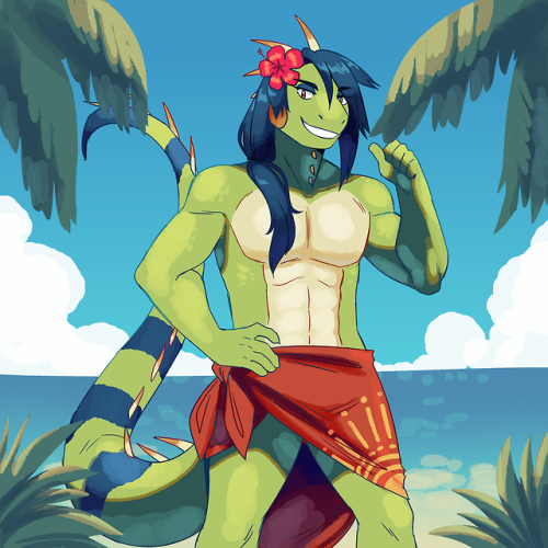 i just realized i never posted her here. here is my new iguana girl moya!