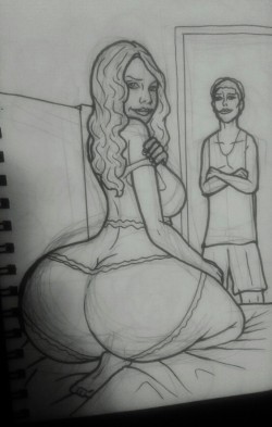 Sketch from I love my black son chapter 2