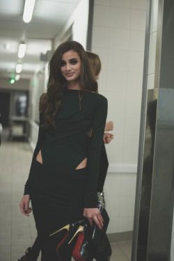 blissfully-chic:Taylor Marie Hill - Backstage