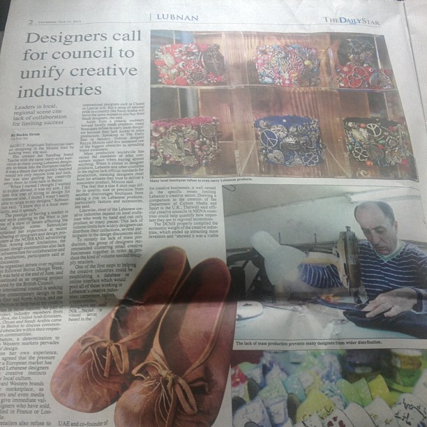 Great article, discussing the importance of creating a design council in Lebanon & the region. #design #council #dailystarleb @dailystarleb #lebanon #beirut #fashion #creative #craftsmanship