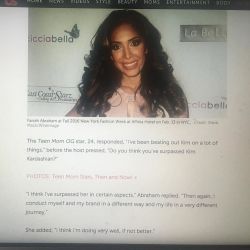 Wow this bitch is retarded .She actually thinks she&rsquo;s a better role model then kim kardashian. Like what women disses another women just to praise herself. There&rsquo;s a cold place in hell for women like u Farrah 👎🏻👎🏻👎🏻 by amyanderssen5