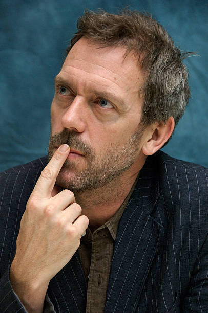 house-md-fanuk:Hugh Laurie attends house press conference at the four seasons hotel in Beverley hill