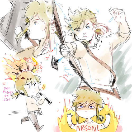 mmairo:more doodles of botw link