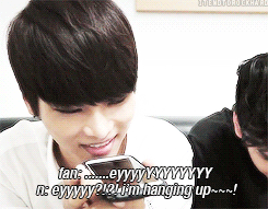 jaehwany:  n pretends to be leo in a phonecall with a starlight but...     