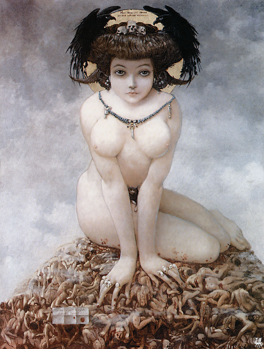 wonderingaesthetic:“Elle” (1905) by  Gustav Adolf Mossa, 1883–1971