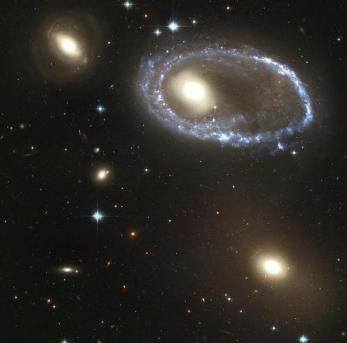 AM 0644-741, also known as the Lindsay-Shapley Ring, is an unbarred lenticular galaxy, and a ring ga