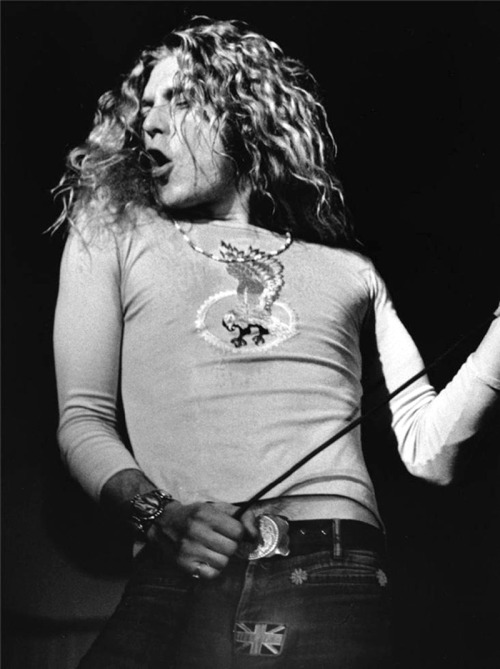 soundsof71:Robert Plant, Led Zeppelin 1972, Montreux, by Barrie Wentzell