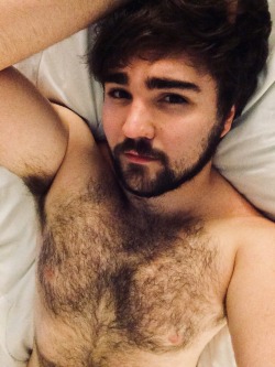 hairy-males:I’m always in my bed. It’s