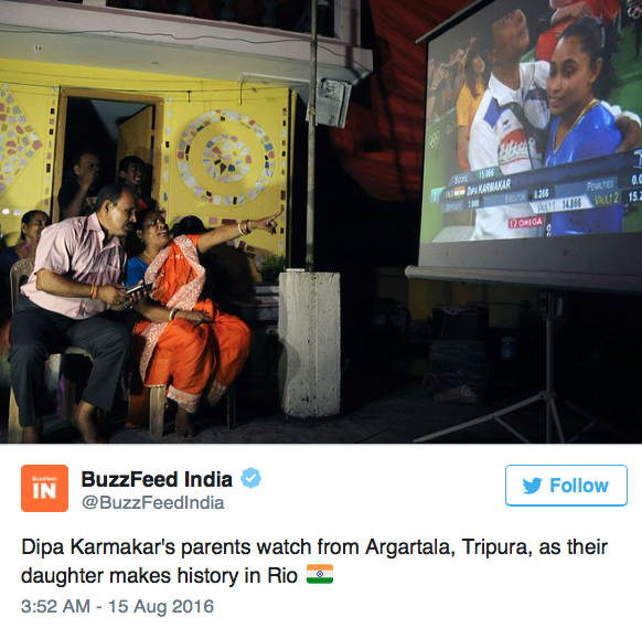 the-movemnt:  India’s first female Olympic gymnast Dipa Karmakar didn’t medal