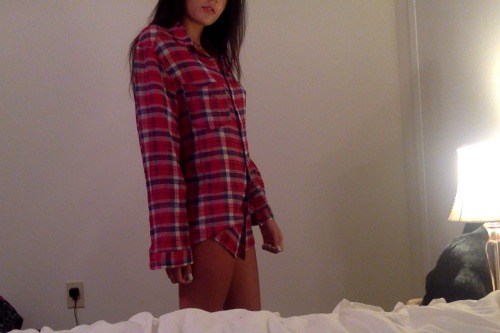 Porn photo corruptress:  flannels are always fun. -C