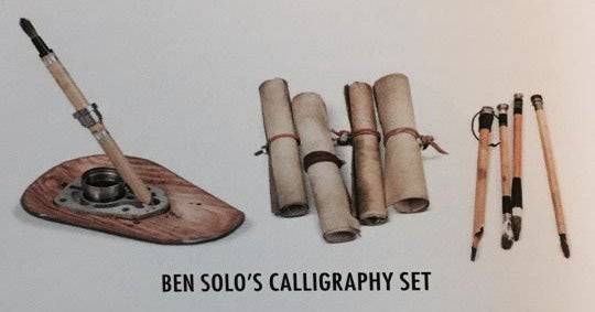 It is you. — Ben Solo&#39;s possessions (calligraphy set, Luke&#39;s...