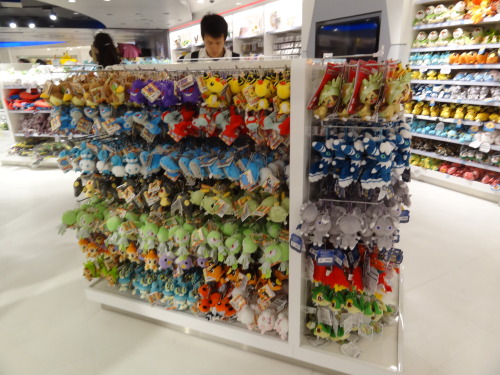 pokescans:Pokémon Center Mega Tokyo, part 1. Plush and towels galore!