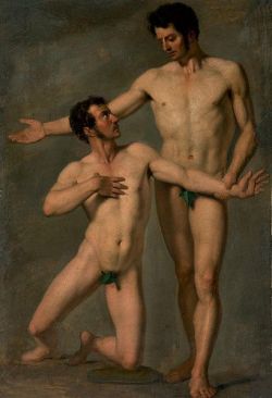 Deux hommes nus (1825), François-Xavier