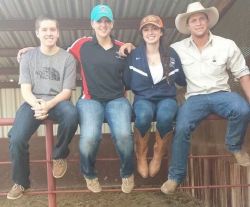 Texas-Red-Dirt-Sunset:  Forgot That My Mom Took This Picture Of The Siblings, Boy