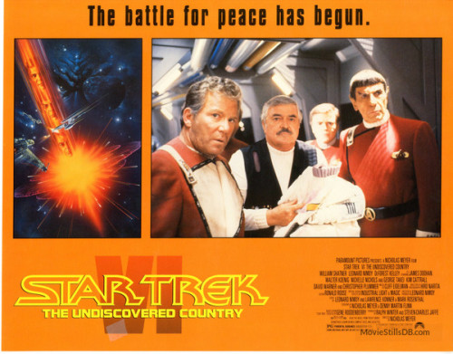 William Shatner and Christopher Plummer in “Star Trek VI: The Undiscovered Country”  (1991)    lobby