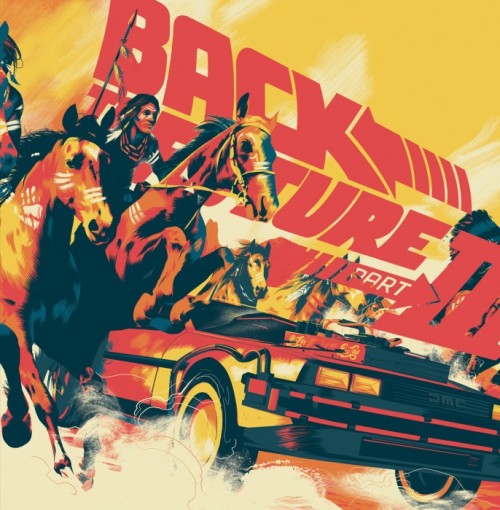 geek-art:  Mondo – Back To The Future Trilogy Vinyl SetMondo a prévu du très lourd pour le « Back to the Future Day » le 21 octobre 2015… Pour les connaisseurs, c’est cette date précise que Marty visite le futur dans l’Episode 2. Pas de voyage