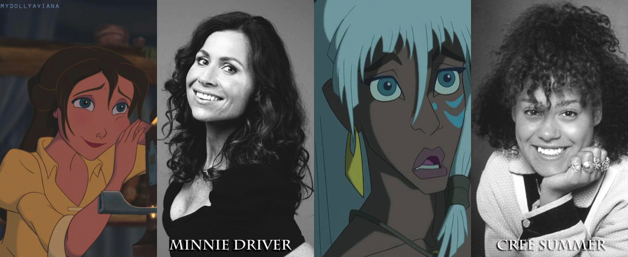 mydollyaviana:  Disney heroines &amp; their voice actresses (singing voices &amp;