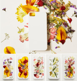 niftyncrafty:  DIY Pressed Flower iPhone Case