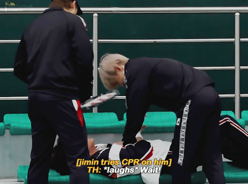 taeyungie: Jimin being the best manager a tennis player could ever ask for ♡+ bonus