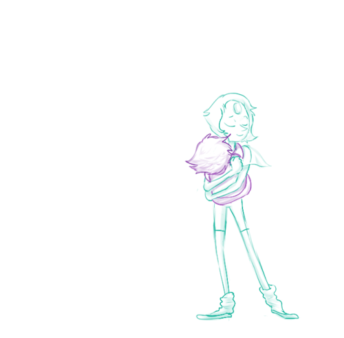 noodlenumber:  I don’t know what they’re so happy about but here’s them accidentally fusing (for the first time)  