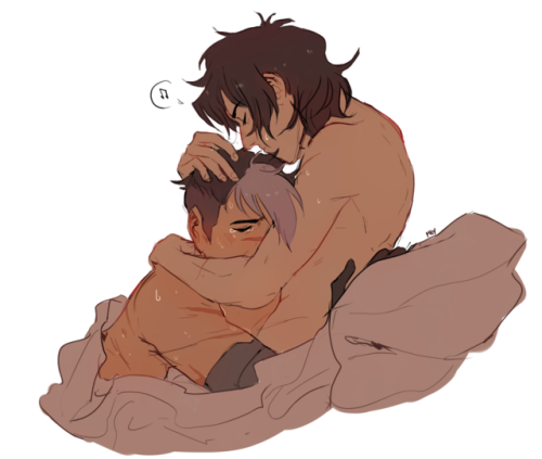 maikasa:do you think keith hums to calm shiro down after waking up from a nightmare?