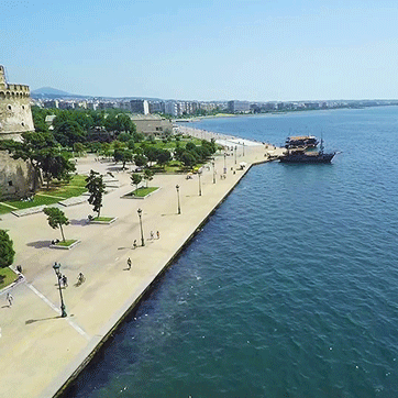 Salonicco – Una città sull’acqua Non perdetevi la bella passeggiata di 5 km sul lungomare di Salonic